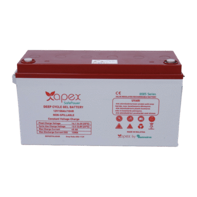 Apex Safepower 12 Volt 150 Amper Jel Akü