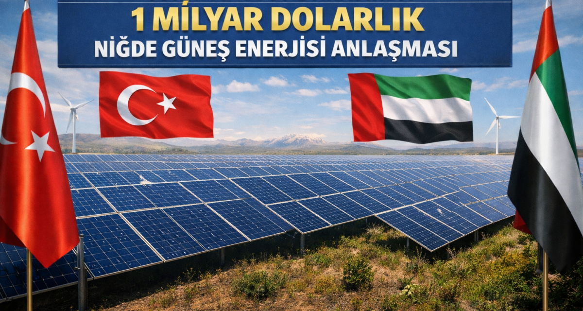 Türkiye ve BAE’den Niğde’de 1 Milyar Dolarlık Güneş Anlaşması”
