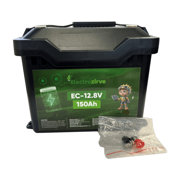 Electrozirve 12.8V 150Ah Lityum LiFePO4 Batarya