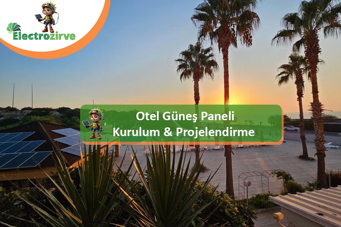 otel için güneş paneli sistemleri