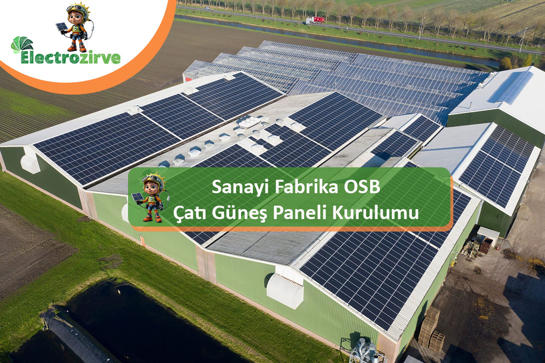 sanayi çatı ges kurulumu hizmeti
