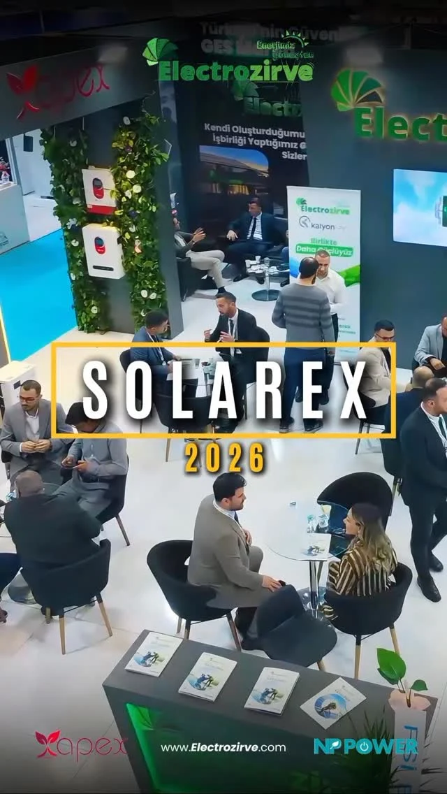 Enerjinin geleceğine birlikte yön veriyoruz ⚡️
Electrozirve olarak Solarex 2026’da sektörün kalbinde yer alarak; yenilikçi çözümlerimizi, vizyonumuzu ve sürdürülebilir enerji yaklaşımımızı paylaştık. İlham veren görüşmeler ve değerli iş birlikleriyle dolu verimli bir fuar süreci geçirdik.
Standımızı ziyaret eden, bizimle bu deneyimi paylaşan tüm misafirlerimize teşekkür ederiz. 🙌
#Solarex2026 #GüneşEnerjisi #YenilenebilirEnerji