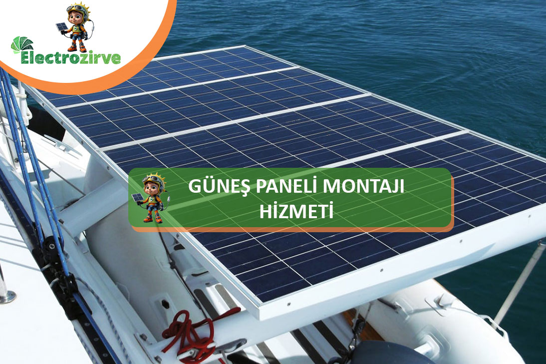tekne güneş paneli montajı kurulumu hizmeti